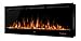 Produktbild Noble Flame Paris Schwarz 1660 (166 cm / 65) - Elektrokamin Wandkamin Kaminofen Kamin - Wandmontage Fernbedienung - 14,5 cm Einbautiefe