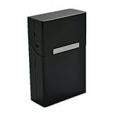 LAIFU Metal Design Durable Cigarette Case Box, Black