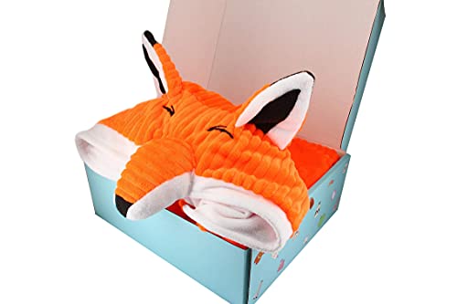 Deley Hooded Bathrobe Sleepwear Children's Robe Boys Girls Gifts Soft Cartoon Pajamas Fox #TOP5