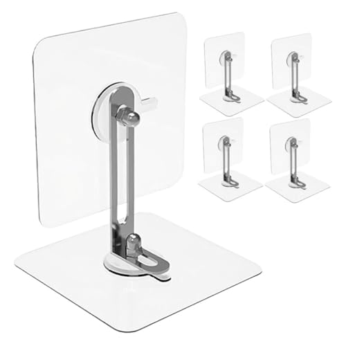 CIMAXIC 5 Sets No Drill Dresser Wall Safety Proofing Furniture Anchors for Tv Bookshelves Cabinets Anti-tip Safety Straps