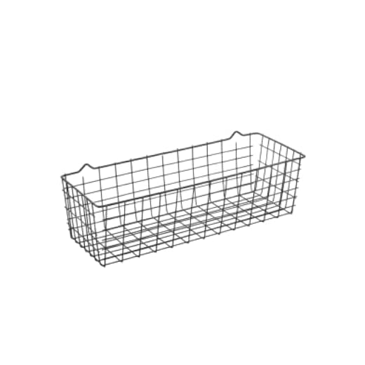 Metaltex Cesta Multiusos Koala Lava Colgar, Detallado en Tarifa, Negro, 33x12x9 cm