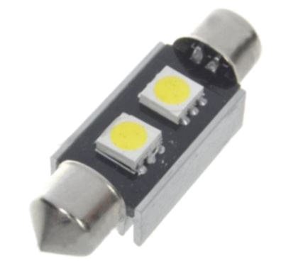 2pcs Super Bright White Car Light Bulb White 5050 2-SMD LED Map Dome Interior Light Bulb (31MM) Festoon LED Bulbs L79