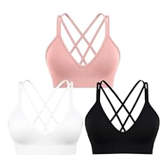 3pack(black+white+peach Pink)