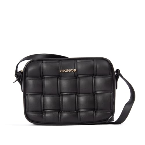 Bolsa Feminina Moleca Transversal Trançada Preto - U