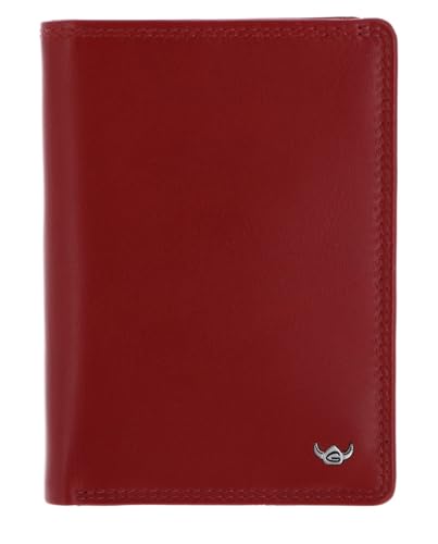 Estuche de identificación Polo 4476, tarjetero de cuero RFID rojo oscuro 7