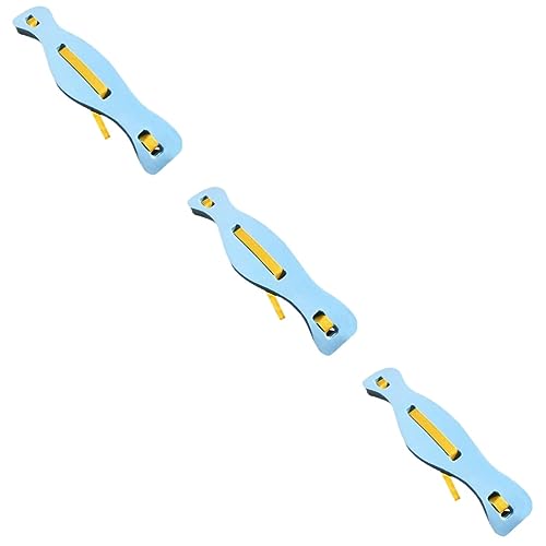 Kisangel 3pcs Swim Belt Swimming Training Aid Water Flotation Belt Back Float Waist Float for Swimming Beginner Random Color