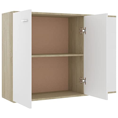 Natulvd 41.3" Kitchen Storage Cabinet, Floor Sideboard Buffet Storage With 2 Drawers And 3 Doors, Modern Buffet Table For Living Room, Hallway - Multicolour #TOP5