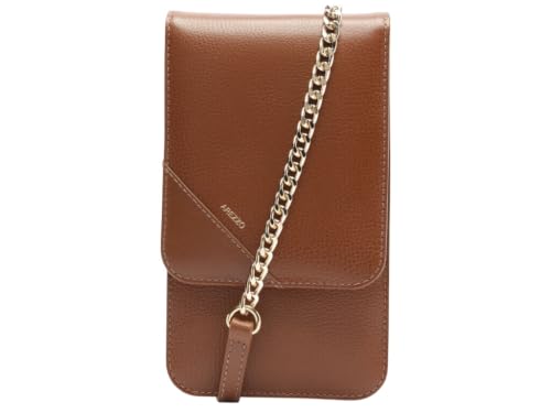 Bolsa Pequena Marrom Couro Corrente Arezzo Marrom Feminina
