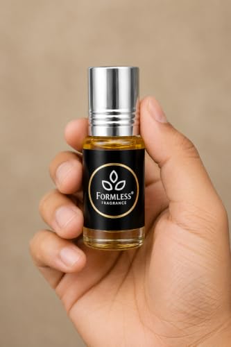 Image of Formless Kala Bhoot 3ml Attar Unisex - Premium Bold Intense Fragrance Oil, Long Lasting Alcohol-Free Perfume, Dark Smoky Scent, Pocket Size Roll-On, Travel Friendly Daily Wear & Special Occasions
