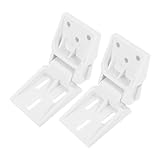 HOLIDYOYO 2 Stück Teiliges Gefrierschrank Scharnier mit Löchern Faltbarer Türclip Vielseitig für Kühlschrank Gefrierfach Eisvitrine Leicht Tragbar Einfache Montage für Haushaltsgeräte