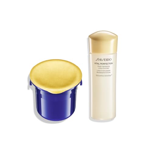 SHISEIDO バイタルパーフェクション 【医薬部外品】 アドバンスクリーム (レフィル) 50g 薬用化粧水特製サイズ付き | アイクリーム | フローラルの香り | ハリ ブライトニング 乾燥小ジワ | 資生堂
