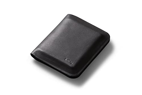 Bellroy Apex Note Sleeve – (Molded leather billfold wallet, RFID protected) - Raven
