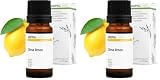 Limone BIO (Citrus limon) - 10 mL - Olio Essenziale Chemiotipizzato e Certificato AB - Aroma Labs - Made in France (Confezione da 2)