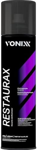 Restaurax Spray Restaurador Plástico Automotivo Aerossol Vonixx