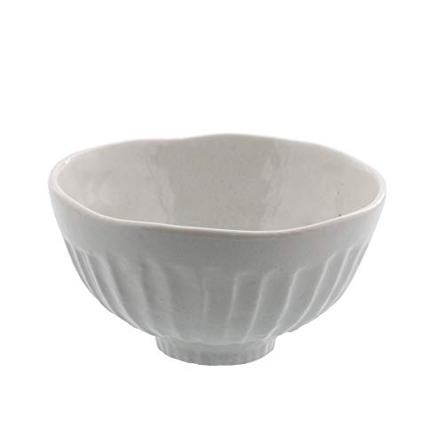 EAST table(イーストテーブル) お茶碗 11.2cm 白 和のしのぎ茶碗 和食器 日本製 飯椀 食洗機対応 レンジ対応 ic-014-02