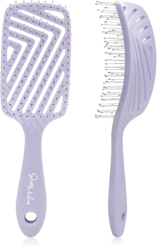 Cepillo Pelo, Start Makers Cepillo de Pelo Desenredante para Mujere, Hombre y Niño, Cepillo Desenredante Menos Tirones para Pelo Rizado, Liso, Hair Brush Ventilado para Pelo Mojado y Seco