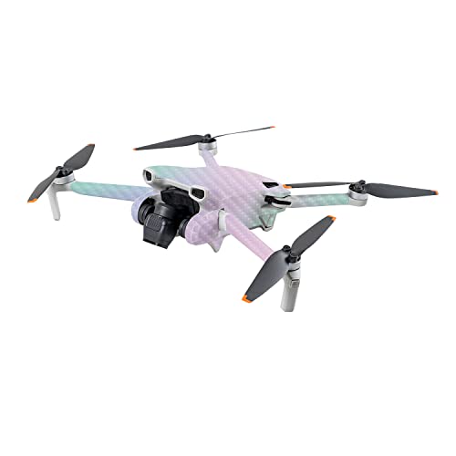 Image of MightySkins Carbon Fiber Skin Compatible with DJI Mini 3 - Cotton Candy | Protective, Durable Textured Carbon Fiber Finish | Easy to Apply | Made in The USA