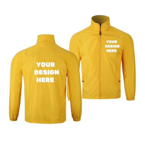 Custom Windbreaker Jacket for Men Women Long Sleeve Shirts Workwear Jacket Outdoor Team Work Uniform