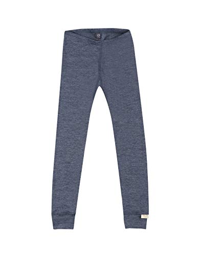 Preisvergleich Produktbild Dilling Kinder Leggings aus Wolle und Seide Blau meliert 122-128