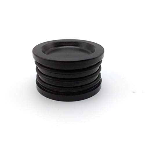JSD AUTO PARTS Replacement for AUTO PARTS Replacement Camshaft Seal Cap Plug Billet Triple O ring Aluminum Black Front Acura Honda D15 D16 D17 B16 B17 B18 B20 H22 H23 F20 F22 K20 K24D B H F Series