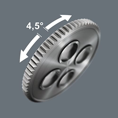 Wera 05005530001 8100 SB 12 Zyklop Comfort Knarrensatz, Umschalthebel, 3/8"-Antrieb, metrisch, 16-teilig