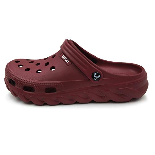 Image of Amoji Unisex Garden Clogs Gardening Shoes AA1521 | Unisex Slip on, Lightweight, Comfortable, Beach, Shower, Pool, Casual Walking