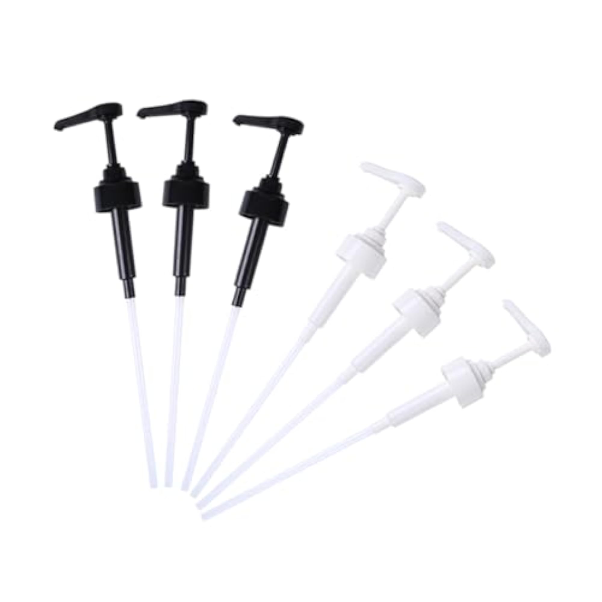 6pcs Sauce Bottle Pump Dispenser Set