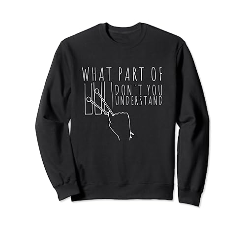 Marching Band Pit Crea Glockenspiel Accessories - Vibraphone Mom Marimba Ninja And Mallet Glockenspiel Sweatshirt