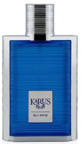 Image of KHADLAJ Karus Blu Spice Long Lasting Eau De Parfum for Unisex - 100 ml