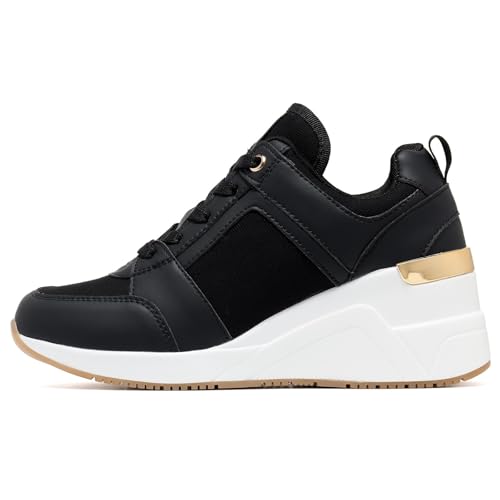 Image of Cestfini Wedge Sneakers for Women - Wedge Tennis Shoes Non-Slip Women Fashion Sneakers