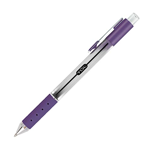Tul Retractable Gel Pens, Bullet Point, 0.5 Mm, Gray Barrel, Assorted Bright Ink Colors, Pack Of 8 #TOP5