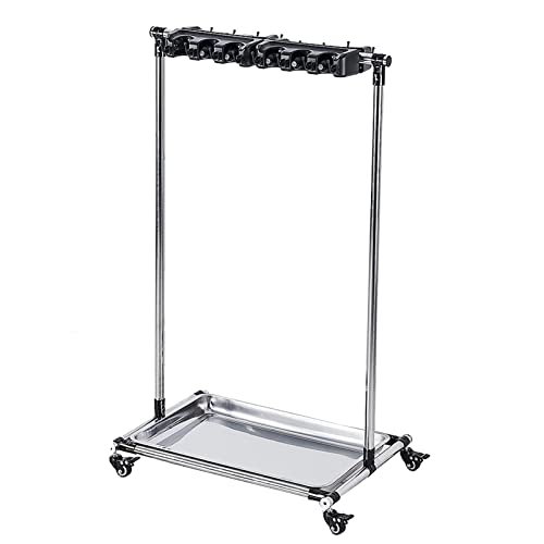 Chariot de rangement pour outils de nettoyage sur pied mobile