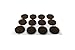 Shepherd Hardware 9958 1/2-Inch Self-Adhesive Felt Furniture Pads, 24-Pack, Brown