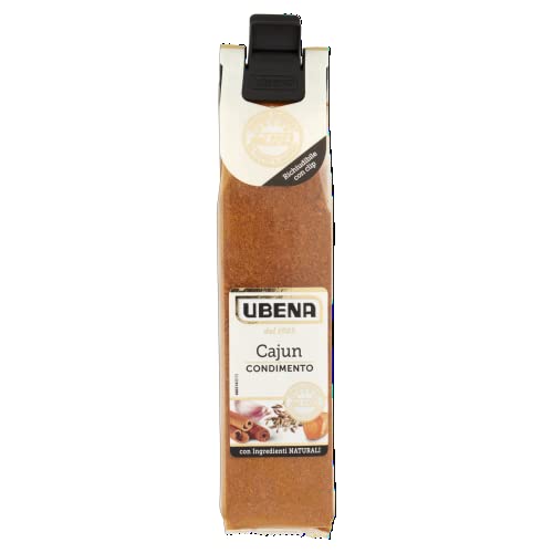 UBENA, Condimento Cajun, Esalta il Sapore di Piatti a Base di Carne, Verdure e Frutti di Mare, Formato Clip Sachet da 30 gr
