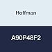 Hoffman A90P48F2 Half Panel, Steel, Fits 90.06" x 48.06", 39.88" x 44.00", White