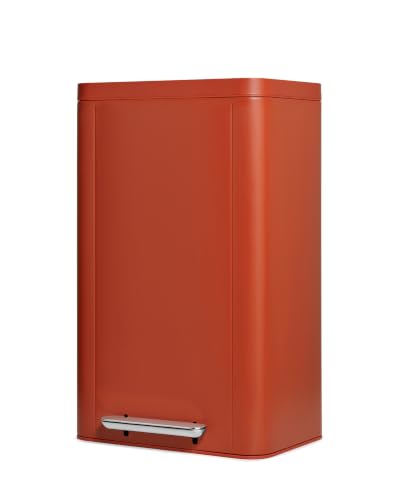 Caraway-45L-Rectangular-Step-Stainless-Steel-Trash-Can Caraway 45L Rectangular Step Stainless Steel Trash Can - Image 1