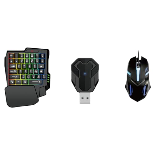 Asuinxurr NUEVO M1-Mini convertidor de teclado y ratón V 5.2 Gaming Mouse & Tastatur Adapter Konverter Automatic Press
