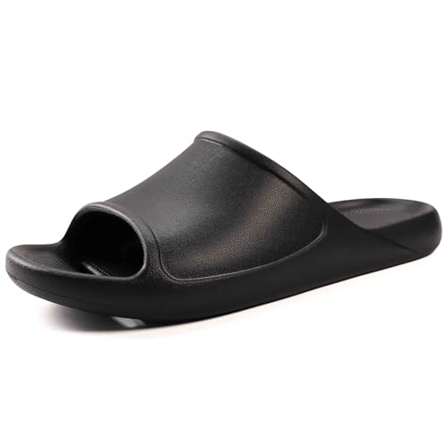 Shower Shoes for Women and Men Pool Slides Sandals Soft Cushioned Anti-Slip Slides Slippers Comfort Arch Support Quick Drying Shower Shoes with Drain Holes Bathroom Massage Slide Sandals2