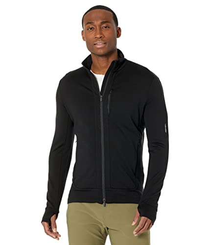 Image of Icebreaker Merino Men's Quantum Iii Long Sleeve Wool Athletic Full Zip Sweater