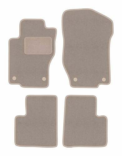 Tapis de voiture Mercedes ML W164 sur mesure beige 4 pièces