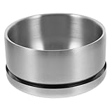 SKISUNO Edelstahl Rasierschale Mit Deckel Für Männer Robuste Und Benutzerfreundliche Rasierseifenschale Für Effektives Rasieren Und Stilvolle Badezimmerdekoration