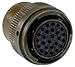 Itt Cannon Circular Connector Plug Size 20, 24 Position, Cable - KPT06A20-24S
