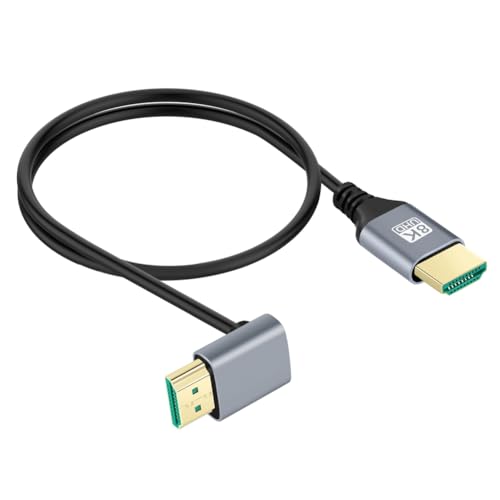 Jimenez HDTV 2.1 8K Gomito Multi-Funzione Interfaccia Compatibile HD Portatile Display di Computer Set-Top Box TV,A