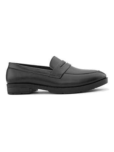 Image of STANPHORD Men Formal Penny Loafer Shoes | PU Slip-On Moccasins | Cushioned Anti-Slip | Office Business Casual (TPSL 25020)