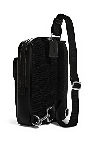 Coach Men's Track Pack Fashion Backpack Daypack (Printed Coated Canvas - Tartan Plaid Print - Red/Black Multi) #TOP1