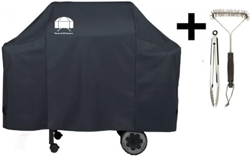 Texas Grill Covers 7573 | 7106 Including Brush and Tongs - Select from a Wide Range of Premium Cover for Weber Gas Grills. (Spirit 300)