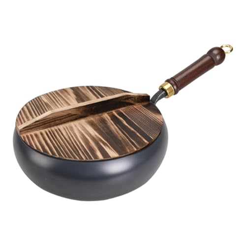 Wok de hierro de 11'' para cocina a gas multifuncional miniatura 1