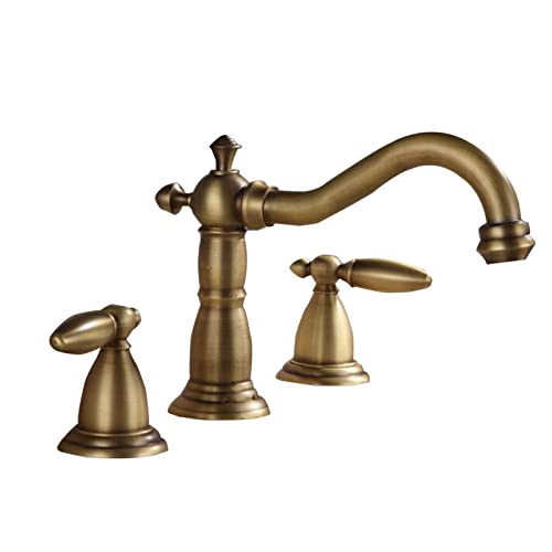 Robinet de lavabo 3 trous laiton pour remplacer une robinetterie usée - 2