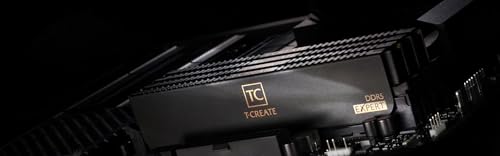 Image of TEAMGROUP T-Create Expert Overclocking 10L CL28 DDR5 32GB Kit (2 x 16GB) 6000MHz (PC5-48000) Intel XMP 3.0 & AMD Expo Compatible Desktop Memory Module Ram Black - CTCED532G6000HC28ADC01