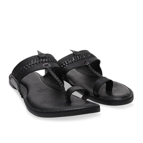 Image of Regal Men Leather Casual Kolhapuris